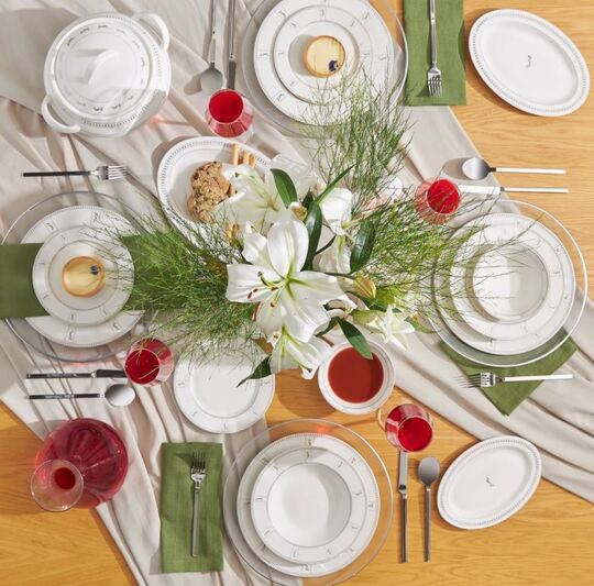 EMSAN NEW BONE YENİ OLİVİA 60 PRÇ YUVARLAK YEMEK TKM