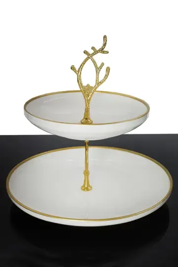 EFEGİL VALERA 3027 GÜMÜŞ 2 KATLI SUNUMLUK