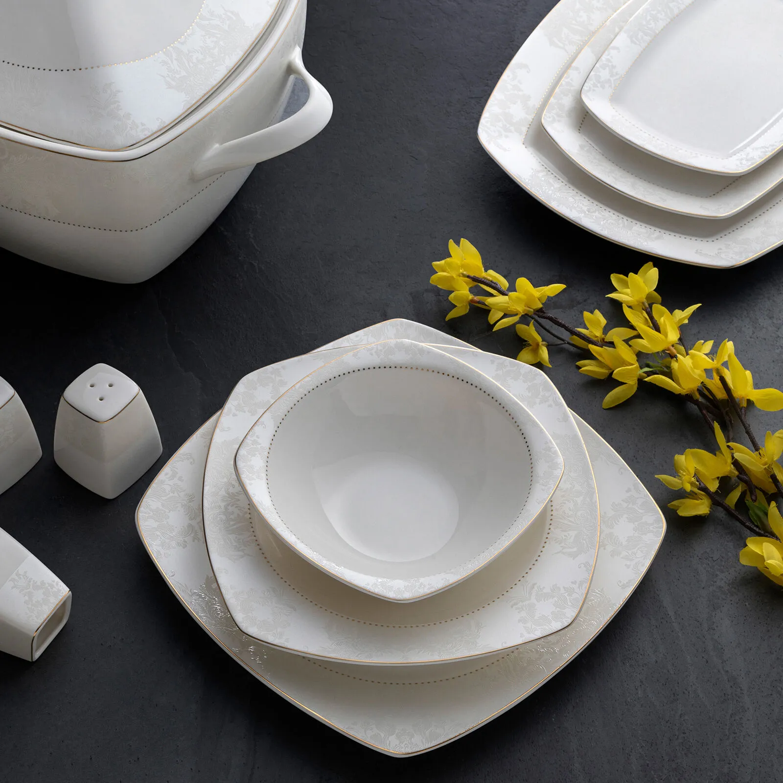 EMSAN BONE DEFNE 60 PRÇ HS GOLD Y.KARE TKM TKM