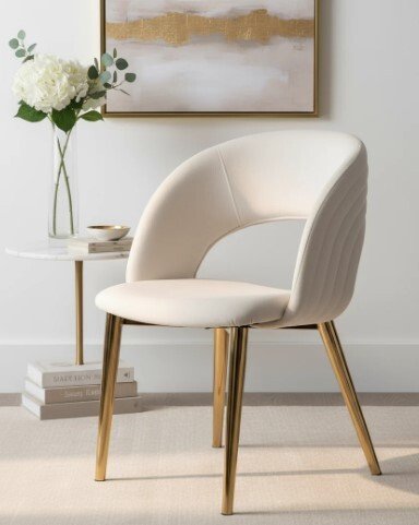 Dengema Mostar Gold Sandalye