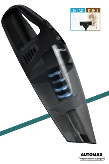 GOLDMASTER AUTOMAX GM7554 ARAÇ TİPİ EL SÜPÜRGE SİYAH