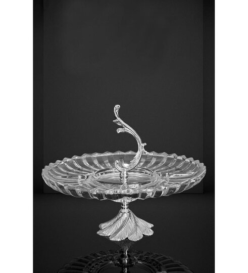 EFEGİL VALERA 3024 GÜMÜŞ 29 CM SUNUMLUK AYAKLI