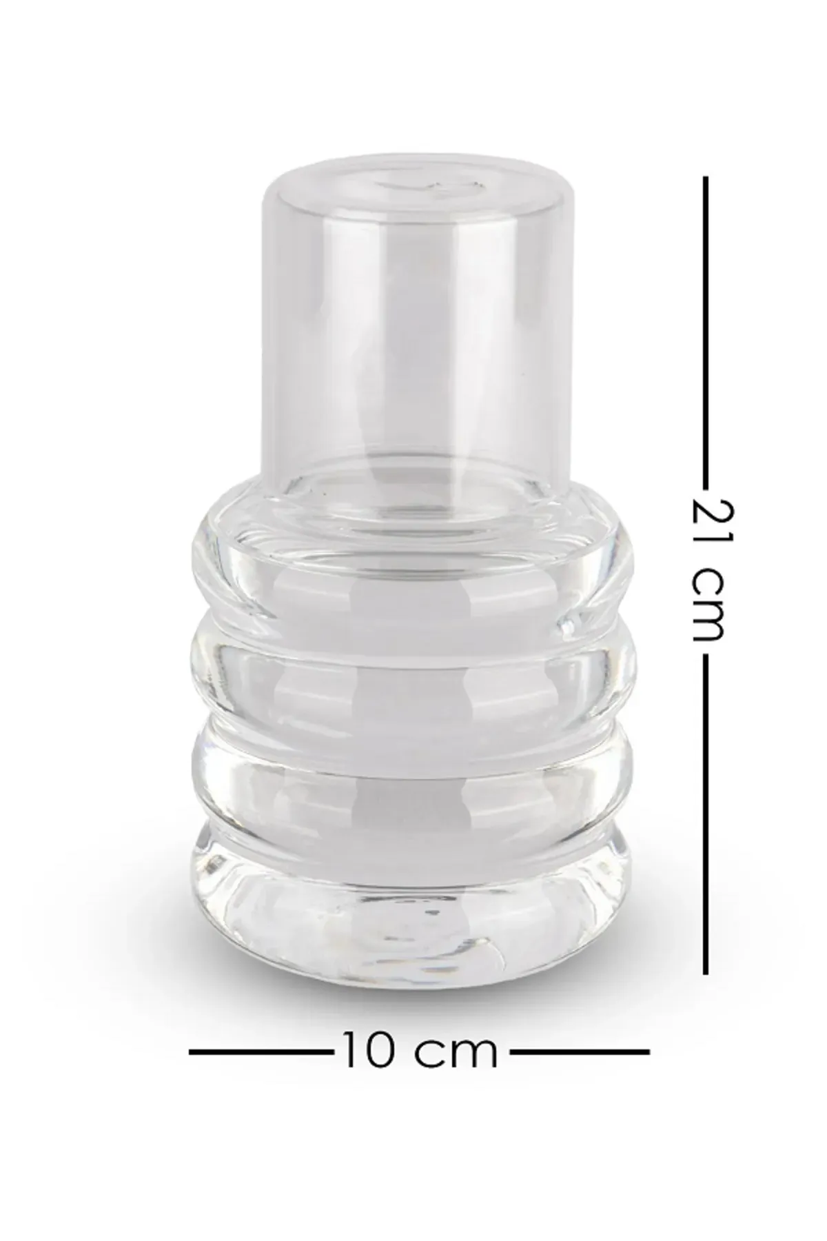 EFEGİL 3497 KEMER BARDAKLI BAŞUCU SÜRAHİ SETİ 1000 ML