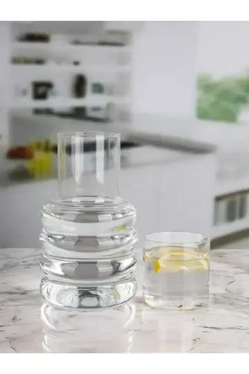 EFEGİL 3497 KEMER BARDAKLI BAŞUCU SÜRAHİ SETİ 1000 ML