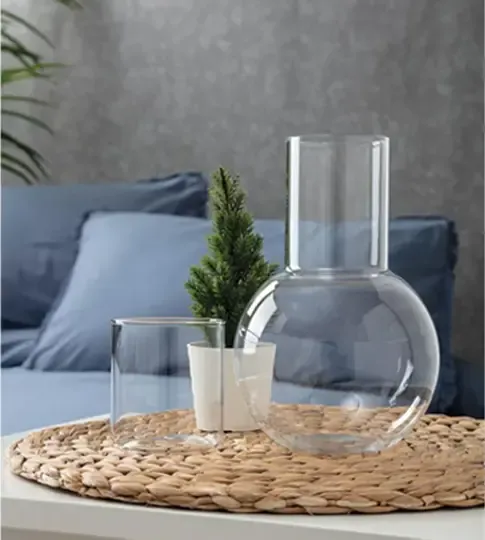 EFEGİL 3499 KÜRE BARDAKLI BAŞUCU SÜRAHİ SETİ 1300 ML