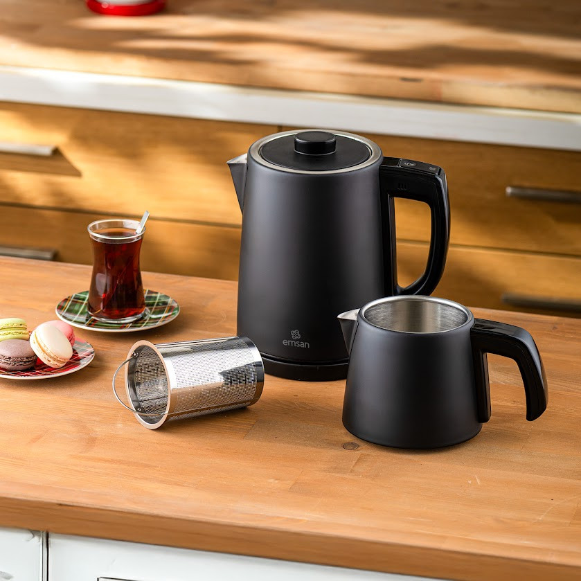 EMSAN BELLA GUSTO ÇAY MAKİNASI SİYAH