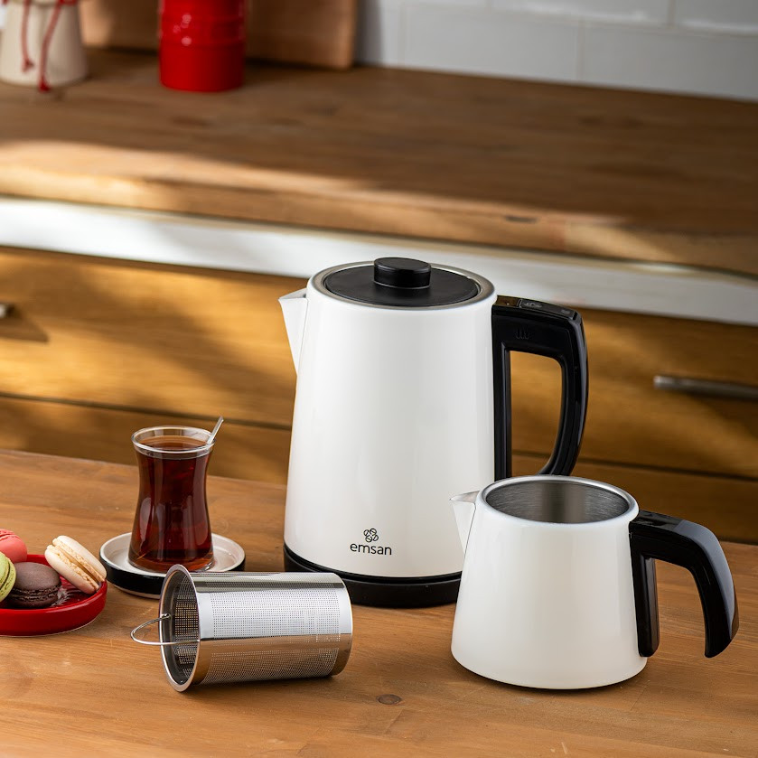 EMSAN BELLA GUSTO ÇAY MAKİNASI KREM