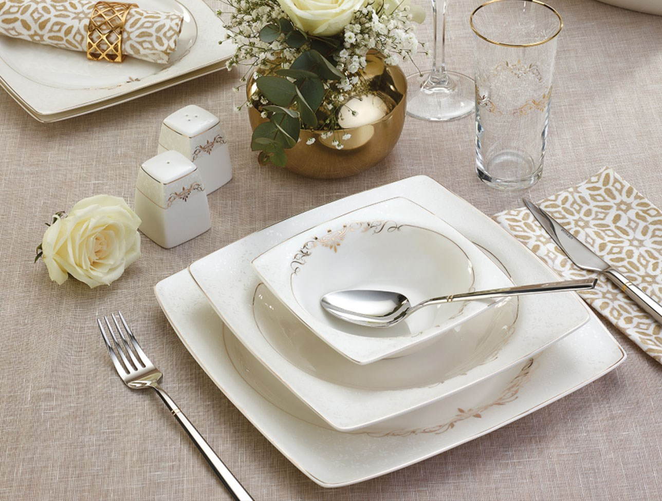 EMSAN FİNE BONE GOLD 61 PRÇ LORELLA YMT