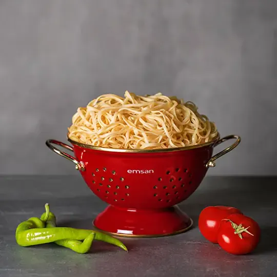 EMSAN TROY EMAYE 22 CM. SÜZGEÇ KIRMIZI