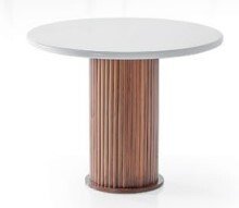 Dengema Beyaz Ceviz Masa Takımı