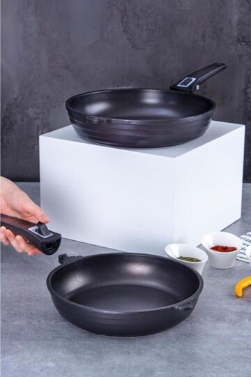 ACAR 11747 2 Lİ TAVA SET SİYAH