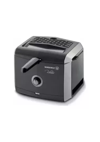 KORKMAZ A486 VERTEX FRİTÖZ SİYAH
