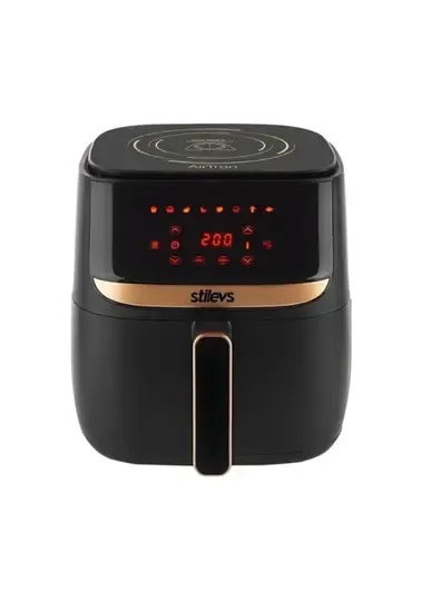 STİLEVS SGH25680 AIRTRON AF-600 TERAZİLİ SICAH HAVA FRİTÖZÜ SİYAH