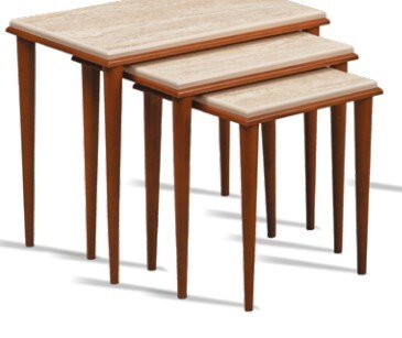 Gürses Dublin 013T- Traverten Zigon Sehpa