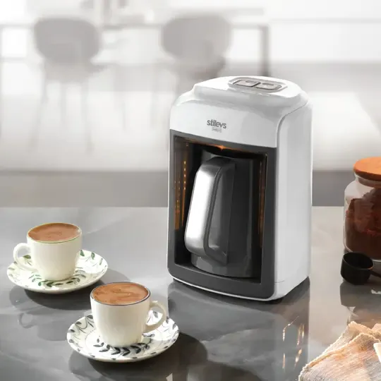 STİLEVS SADEM X OTOMATİK  KAHVE MAKİNESİ BEYAZ