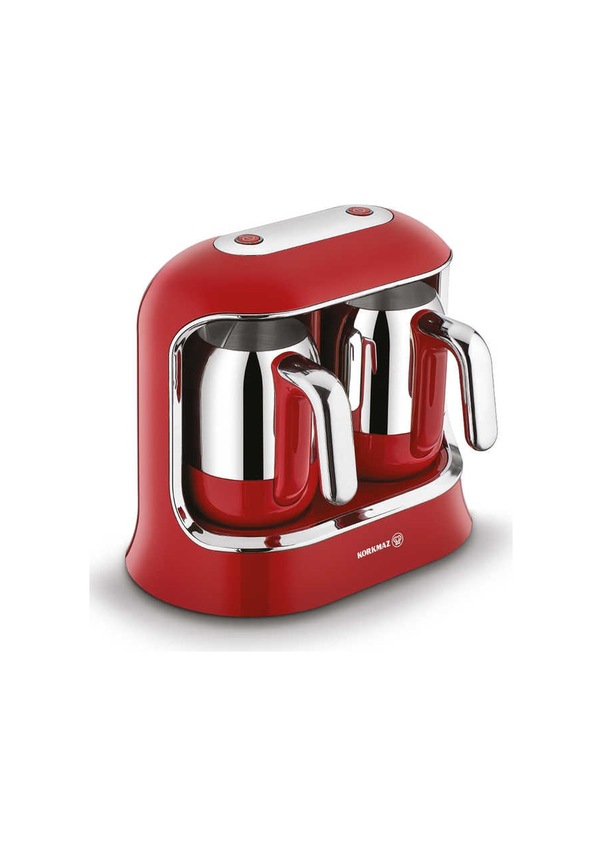 KORKMAZ A861 KAHVEKOLİK ÇİFTLİ KAHVE MAKİNESİ KIRMIZI