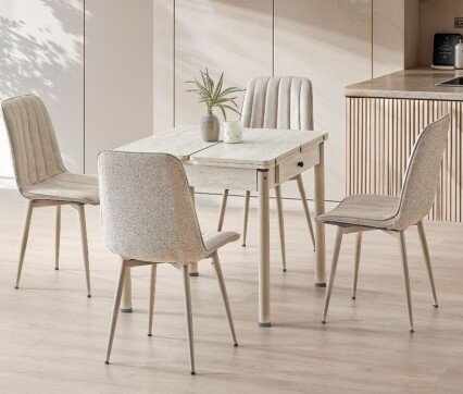 Dengema Travarten Kapuçino Masa Takımı