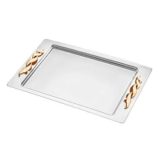 ÖZLİFE TEP-337 ÇİĞDEM TEPSİ SADE GOLD