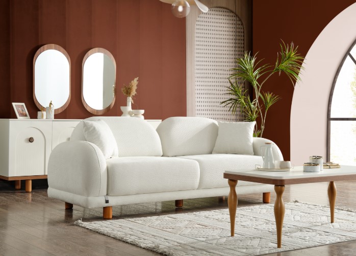 Elif Bahama Krem Konsept Koltuk Takımı