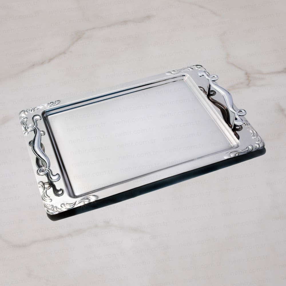 NEHİR LALEZAR SADE ÇAY TEPSİ