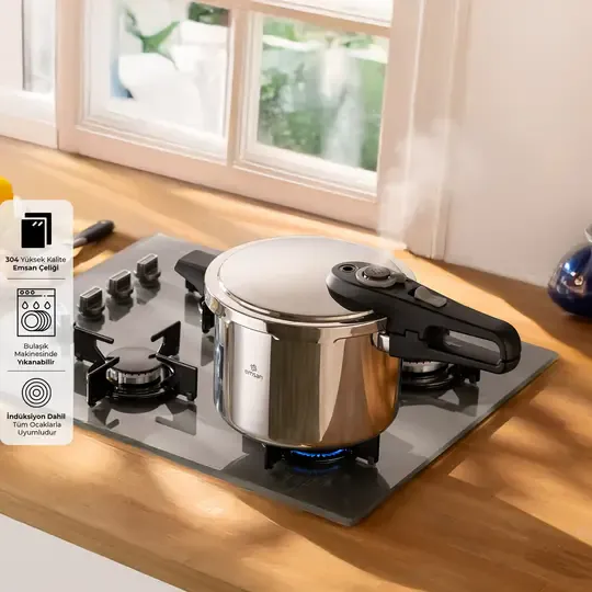 EMSAN FAST COOKER DÜDÜKLÜ TENCERE 6LT