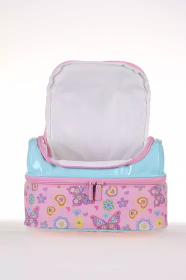 Kids & Love Butterfly Rugan Pullu Beslenme Çantası 24x15x15 (l7067)