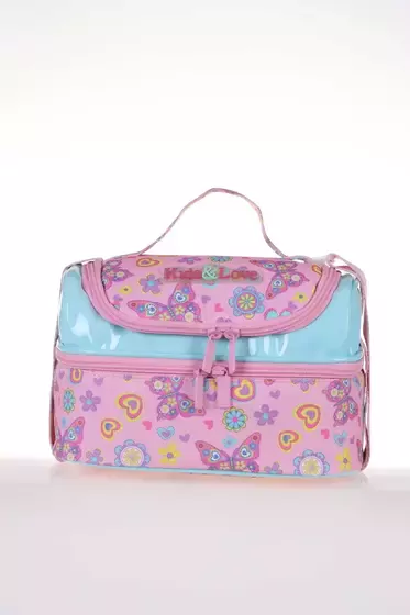 Kids & Love Butterfly Rugan Pullu Beslenme Çantası 24x15x15 (l7067)