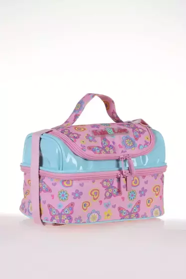 Kids & Love Butterfly Rugan Pullu Beslenme Çantası 24x15x15 (l7067)