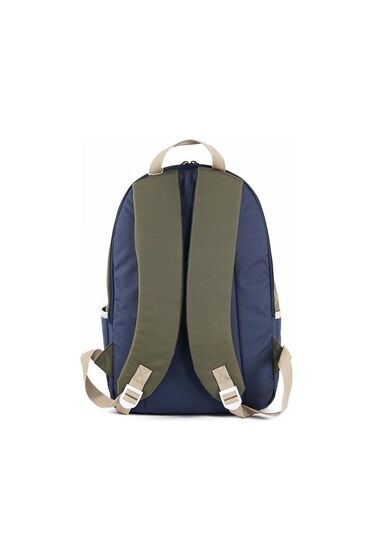 BENETTON OKUL ÇANTA 03859 HAKİ-LACİVERT