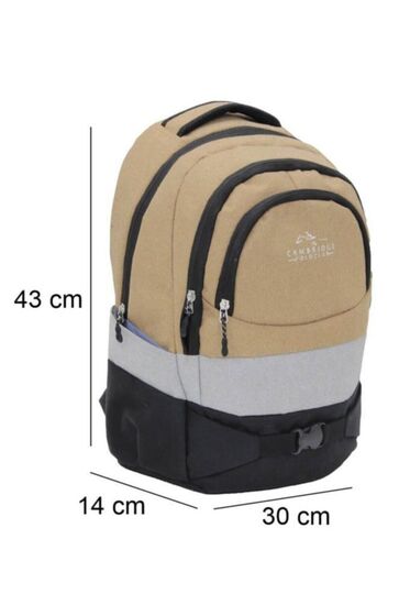 Unisex Krem Sırt Çantası Plcan2008 Krem