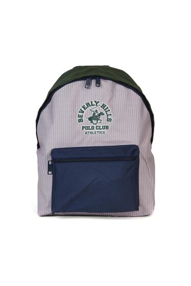 Bhpc76175 Bej/yeşil/lacivert Unisex Sırt Çantası