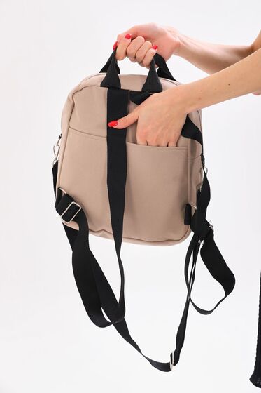 Keten Kumaş Günlük Kadın Sırt Çantası DDCQ*9763 Outdoor