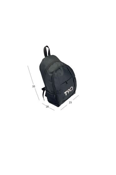 Unisex T90 Outdoor Siyah Iki Bölmeli Mini Sırt Günlük Küçük Boy Astarlı Su Geçirmez Kumaş 8254