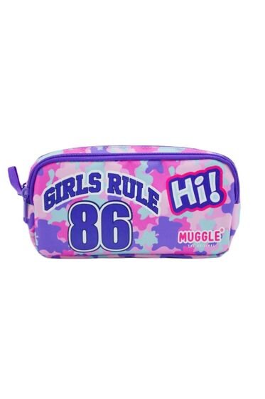 Girls Rule 2 Bölmeli Kalem Çantası MU-6849
