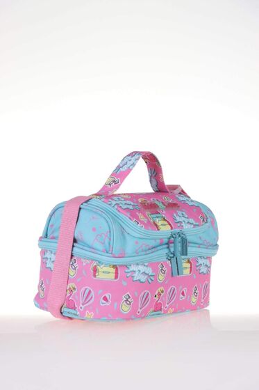 Kids & Love Flamingo Aynalı Simli Beslenme Çantası 24x15x15 (l7066)