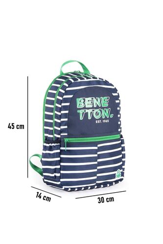 Unıted Colors Of Benetton Çift Bölmeli İlkokul Çantası 03745