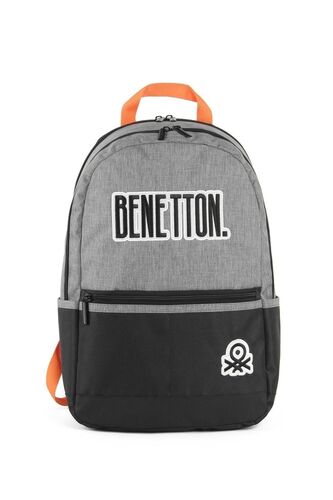 Unisex Çocuk Benetton Çift Bölmeli Sırt Çantası 03857