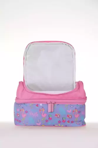 Kids & Love Design Lila Flamingo Beslenme Çantası 24x15x15 (l7074)