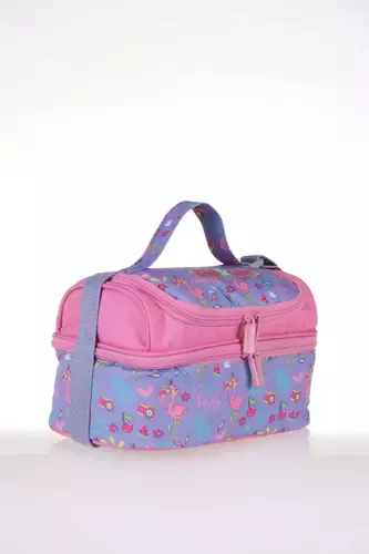 Kids & Love Design Lila Flamingo Beslenme Çantası 24x15x15 (l7074)