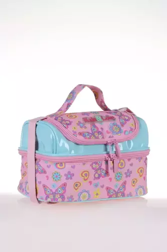 Kids & Love Butterfly Rugan Pullu Beslenme Çantası 24x15x15 (l7067)