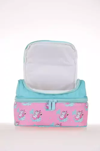 Kids & Love Design Pink Unicorn Beslenme Çantası 24x15x15 (l7075)