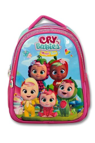 Cry Babies Kız Çocuk Pembe İlkokul Çantası ve Kalemlik Seti