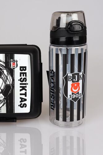 YENİ SEZON LİSANSLI BEŞİKTAŞ BESLENME KABI VE 500 ML TRITAN MATARA YEMEK SETİ