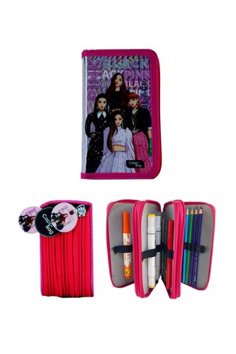 Kalem Kutusu Üç Bölmeli Pvc Holoramlı Baskı Organizer (KALEMLİK)