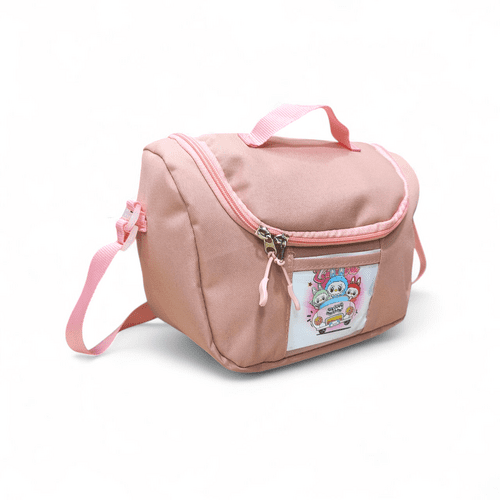 Kore Tarzı Beş Bölmeli Aksesuarlı Beslenmeli ve Kalemlikli 3 lü Okul Çanta Seti