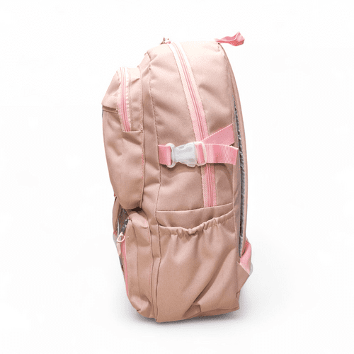 Kore Tarzı Beş Bölmeli Aksesuarlı Beslenmeli ve Kalemlikli 3 lü Okul Çanta Seti