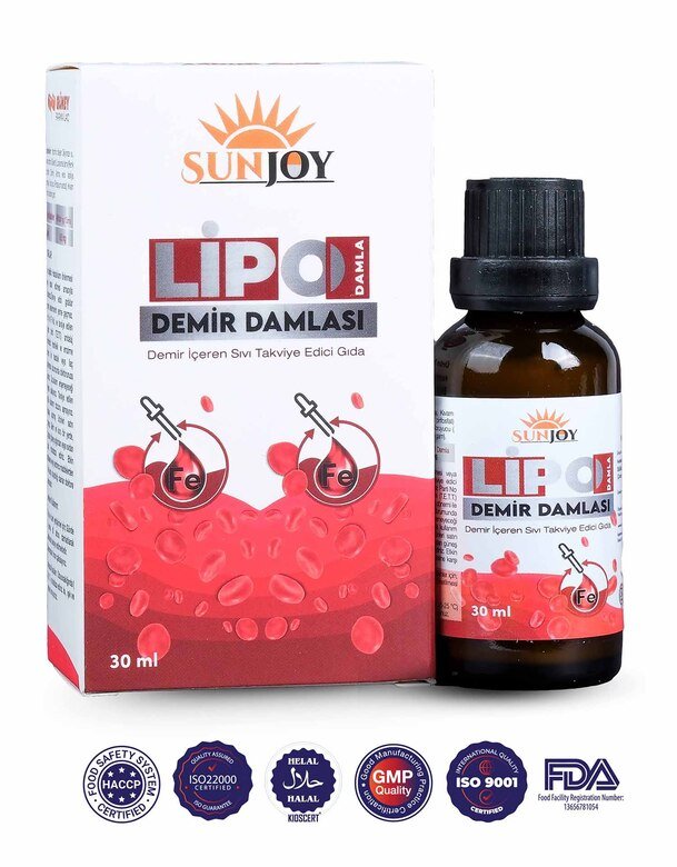 Sunjoy Lipo Demir Vitamin Takviyesi
