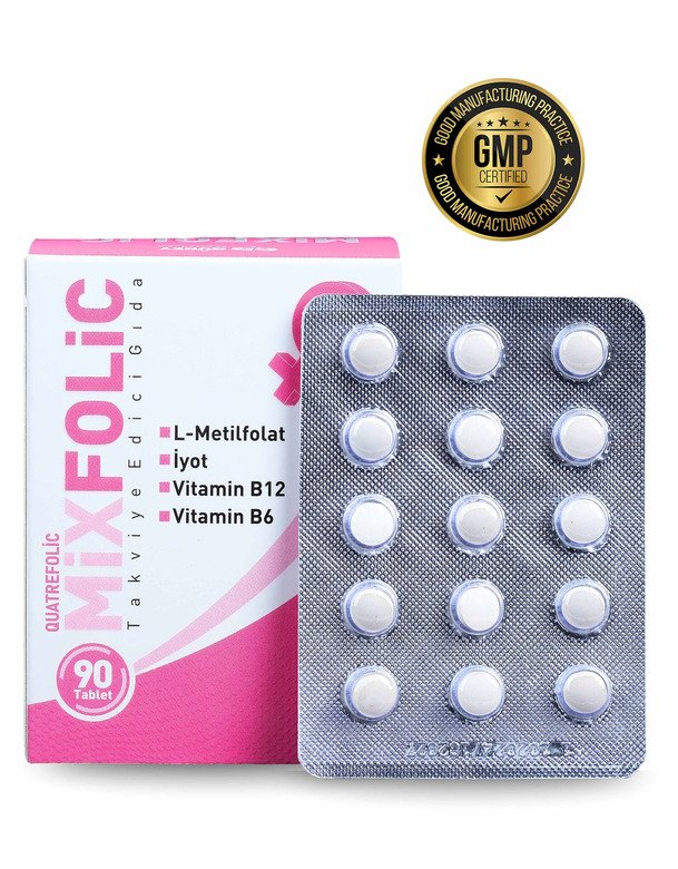 MIXFOLIC 90 TAKVİYE EDİCİ GIDA