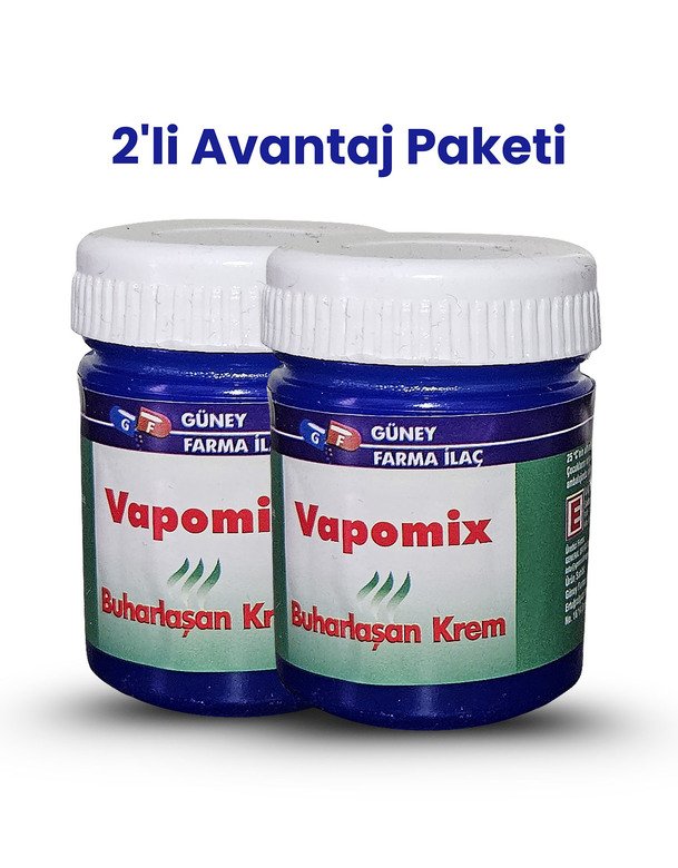 Vapomix Buharlaşan Krem 2 Adet
