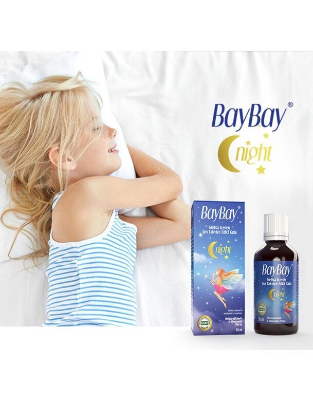Baybay Night Melisa İçeren Bitkisel Damla 50 Ml
